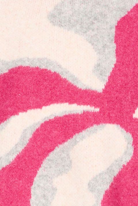 b.young Omea Abstract Jumper Abstract Phlox Pink
