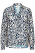 Fransa Ariana Blouse Art Lines Navy