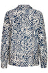Fransa Ariana Blouse Art Lines Navy