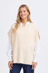 Fransa Elise Poncho Oatmeal Melange