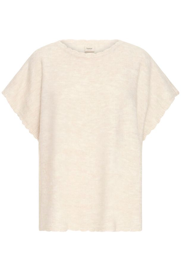 Fransa Elise Poncho Oatmeal Melange