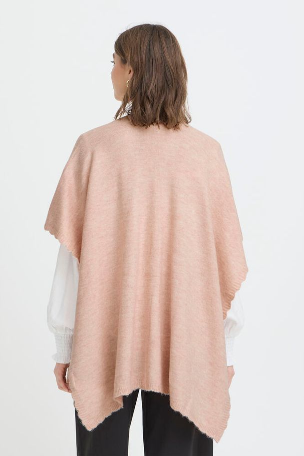 Fransa Elise Shawl Rose Smoke