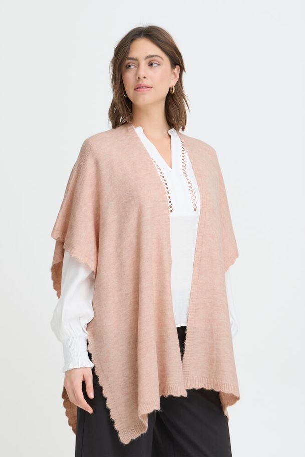 Fransa Elise Shawl Rose Smoke