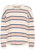 Fransa Melani Pullover Rose Smoke Stripe