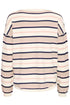 Fransa Melani Pullover Rose Smoke Stripe