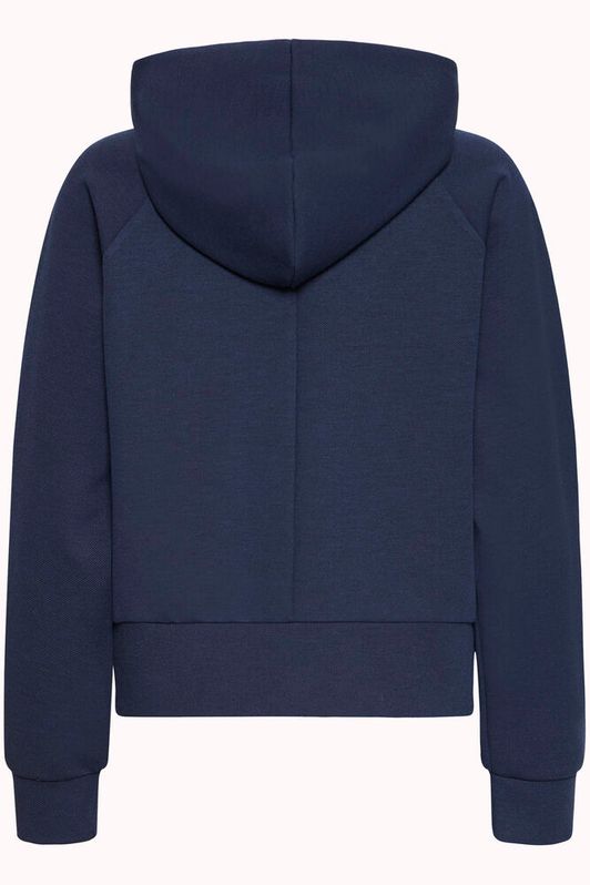 Fransa Priya Sweatshirt Zip Hoodie Navy Blazer