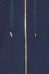 Fransa Priya Sweatshirt Zip Hoodie Navy Blazer