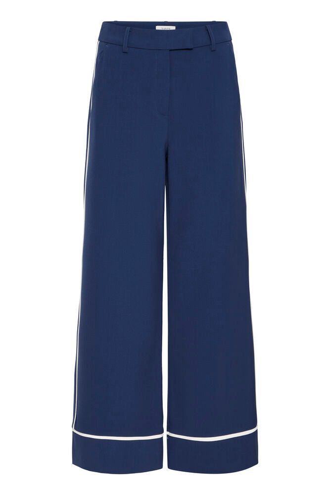 b.young Danta Piping Pants Medieval Blue
