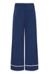 b.young Danta Piping Pants Medieval Blue