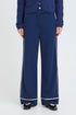 b.young Danta Piping Pants Medieval Blue