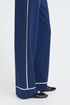 b.young Danta Piping Pants Medieval Blue