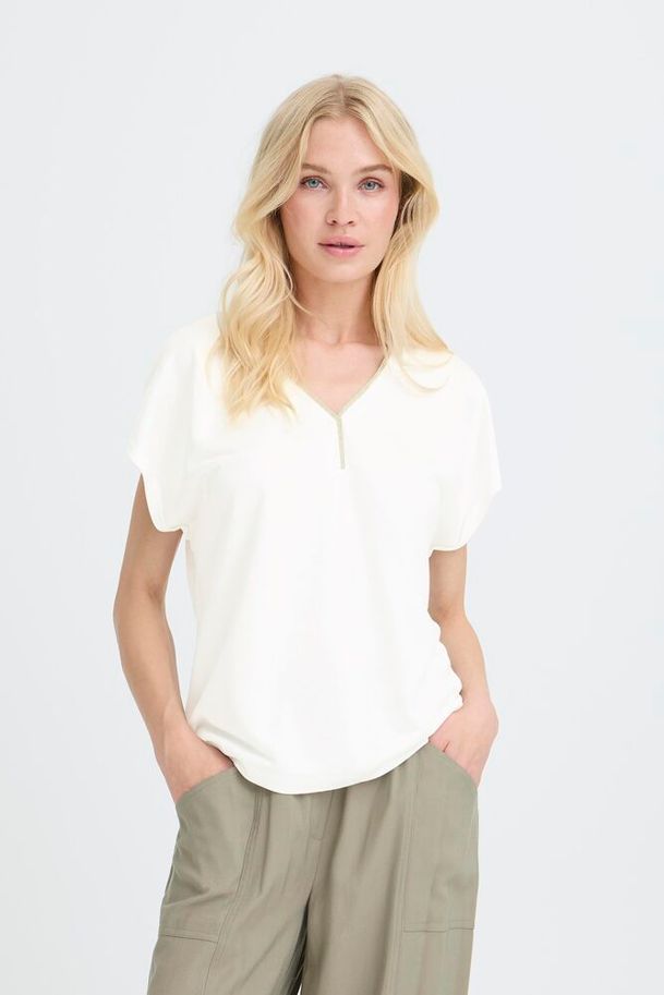 b.young Pareesa Blouse Marshmallow