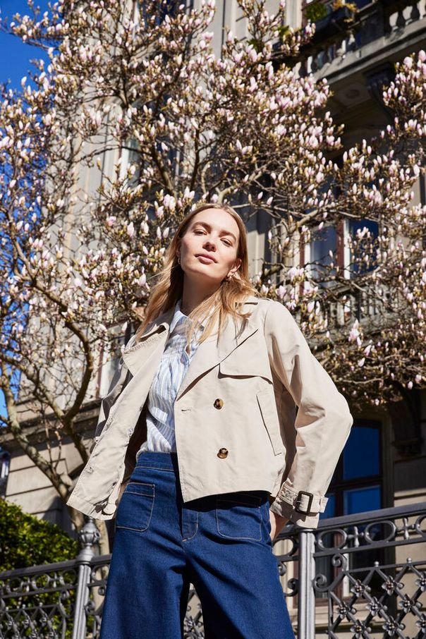 Fransa Tara Jacket Oxford Tan