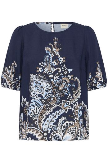 Fransa Adara Blouse Navy Blazer Paisley