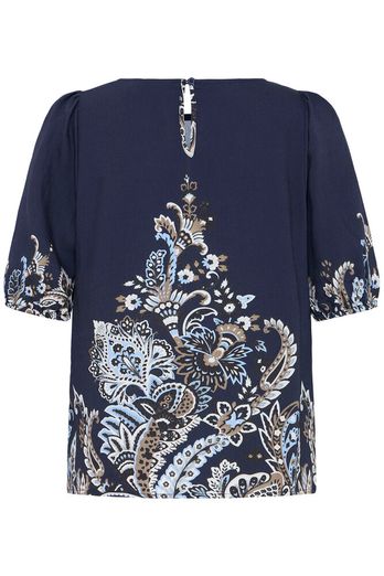 Fransa Adara Blouse Navy Blazer Paisley
