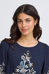 Fransa Adara Blouse Navy Blazer Paisley