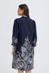 Fransa Adara Dress Navy Blazer Paisley