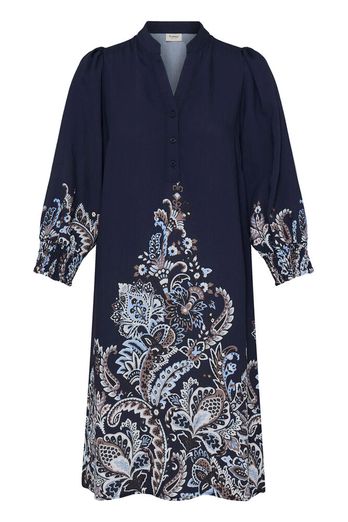 Fransa Adara Dress Navy Blazer Paisley