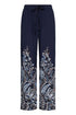 Fransa Adara Trouser Navy Blazer Paisley