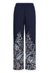 Fransa Adara Trouser Navy Blazer Paisley