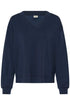 Fransa Aurora Sweatshirt Navy Blazer