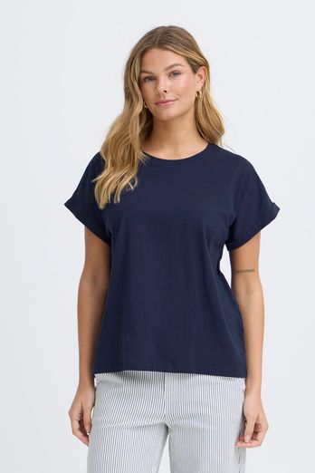 Fransa Feba T-Shirt Navy Blazer