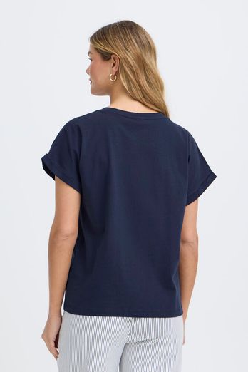 Fransa Feba T-Shirt Navy Blazer