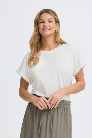 Fransa Feba T-Shirt Whipser White