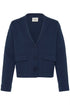 Fransa Ita Cardigan Navy Blazer