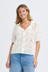 Fransa Raven Cardigan Whisper White