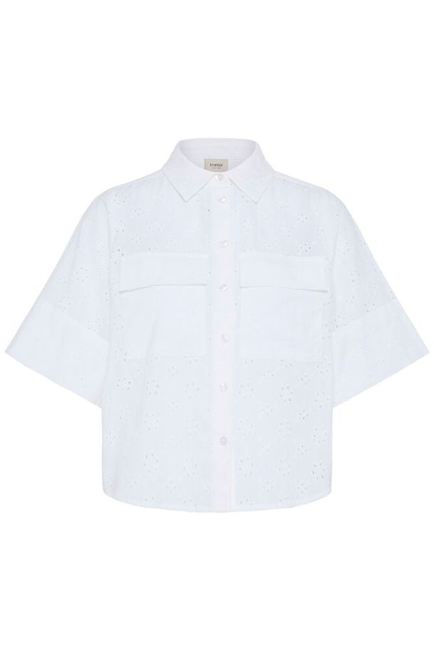 Fransa Blair Shirt Whisper White