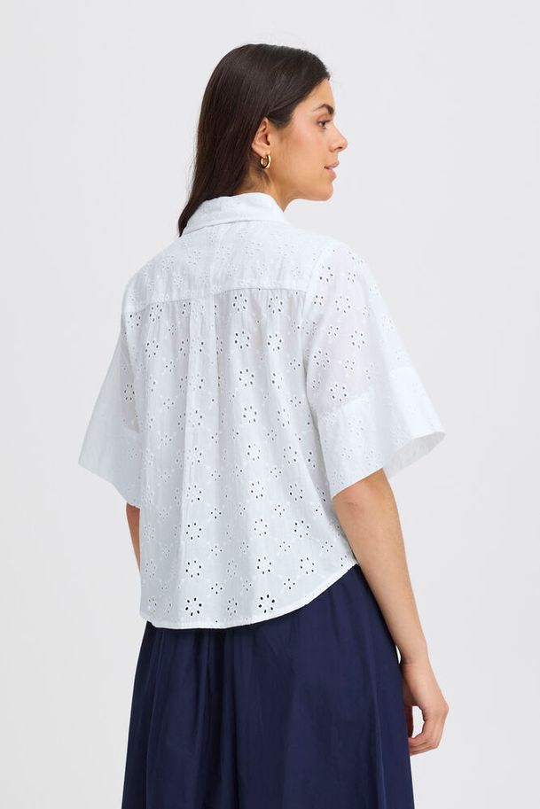 Fransa Blair Shirt Whisper White