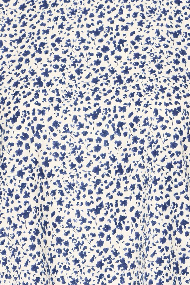 b.young Falakka O-Neck Blouse Medieval Blue Flower