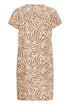 b.young Falakka V Neck Dress Woodsmoke Animal