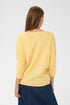 Saint Tropez Mila R-Neck Pullover Lemon Drop Melanage