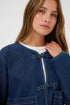 Saint Tropez Oivy Jacket Medium Blue Denim