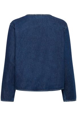 Saint Tropez Oivy Jacket Medium Blue Denim