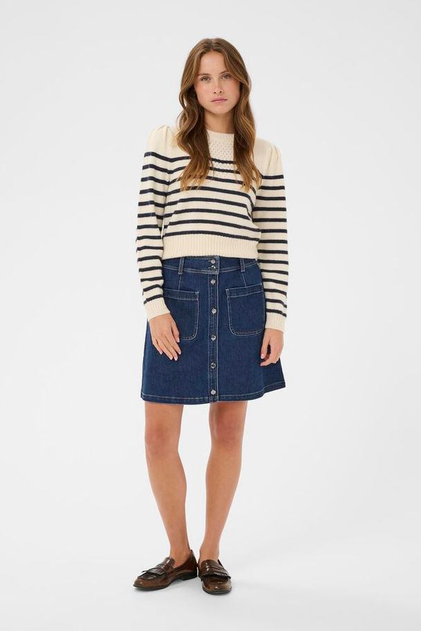 Saint Tropez Oivy Skirt Medium Blue Denim