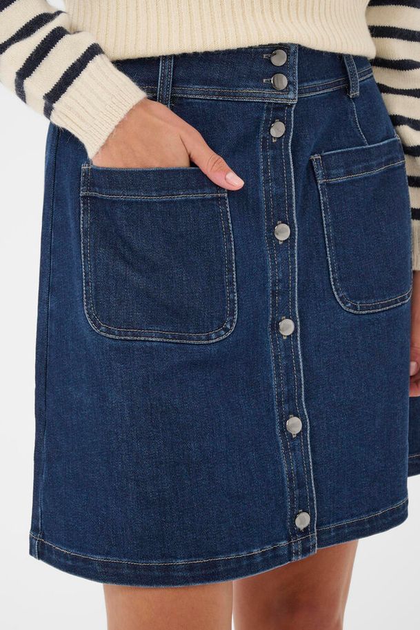 Saint Tropez Oivy Skirt Medium Blue Denim