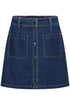 Saint Tropez Oivy Skirt Medium Blue Denim