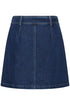 Saint Tropez Oivy Skirt Medium Blue Denim