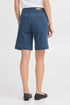 Fransa Denima Shorts Mid Blue Denim