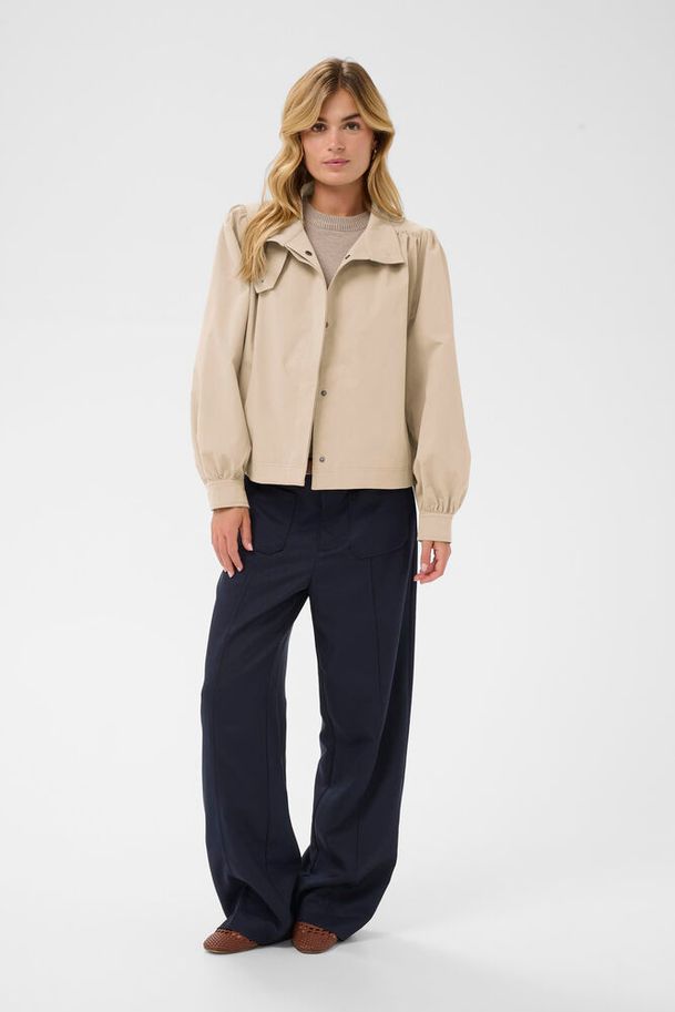 Saint Tropez Olina Short Jacket Oxford Tan