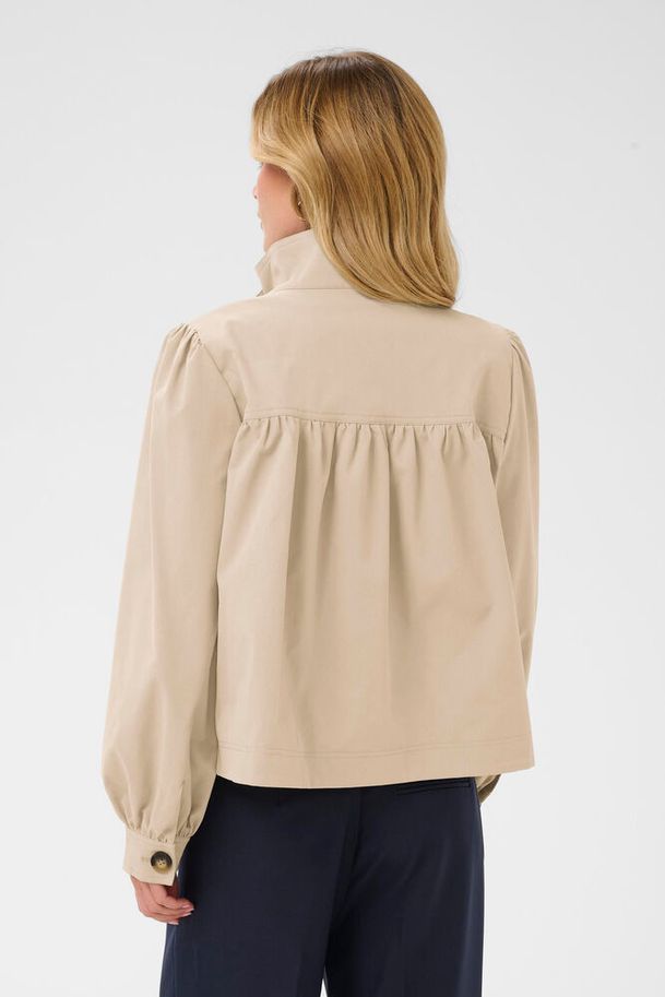 Saint Tropez Olina Short Jacket Oxford Tan
