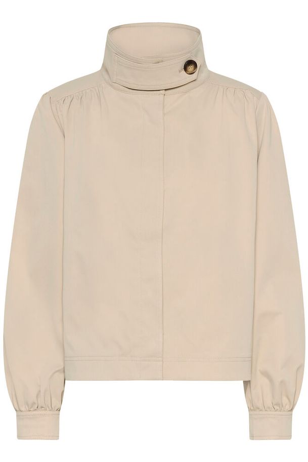 Saint Tropez Olina Short Jacket Oxford Tan