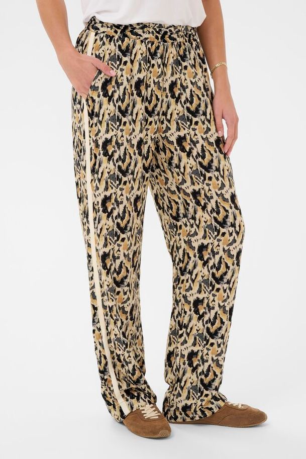 Saint Tropez Osina Pants Tannin Blurry Animal