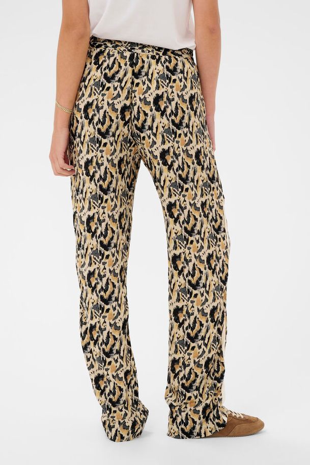Saint Tropez Osina Pants Tannin Blurry Animal