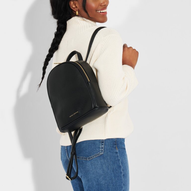 Katie Loxton Black Cleo Backpack