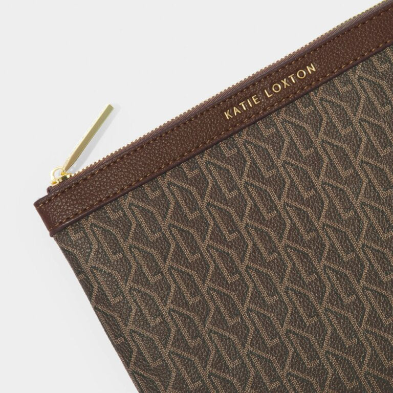 Katie Loxton Chocolate Signature Pouch