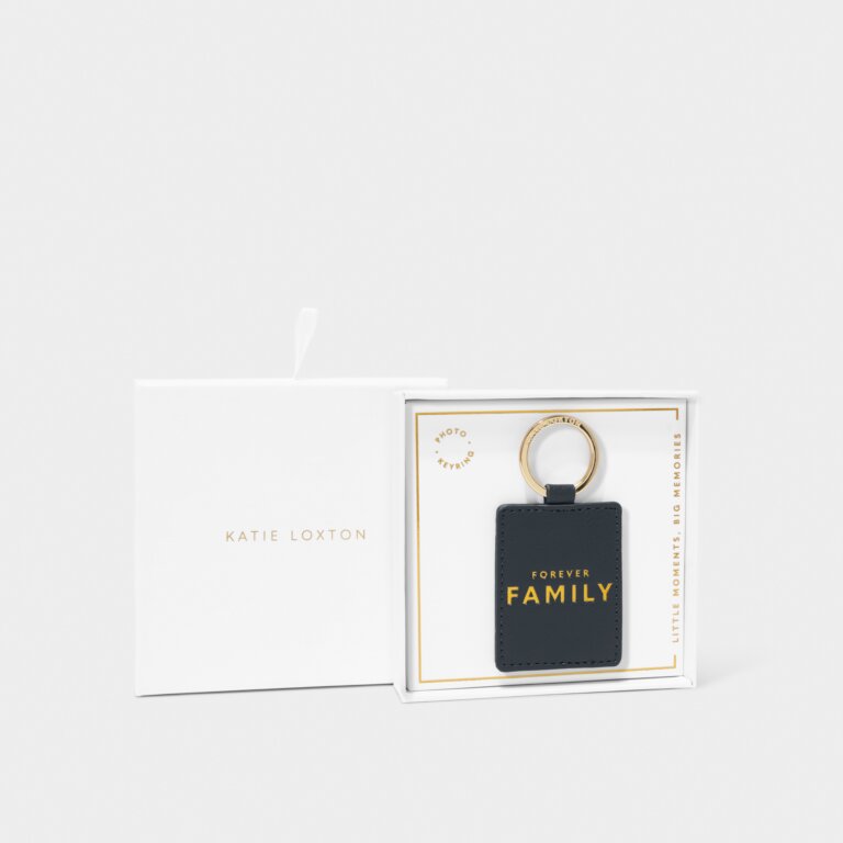 Katie Loxton Navy Forever Family Boxed Photo Keyring